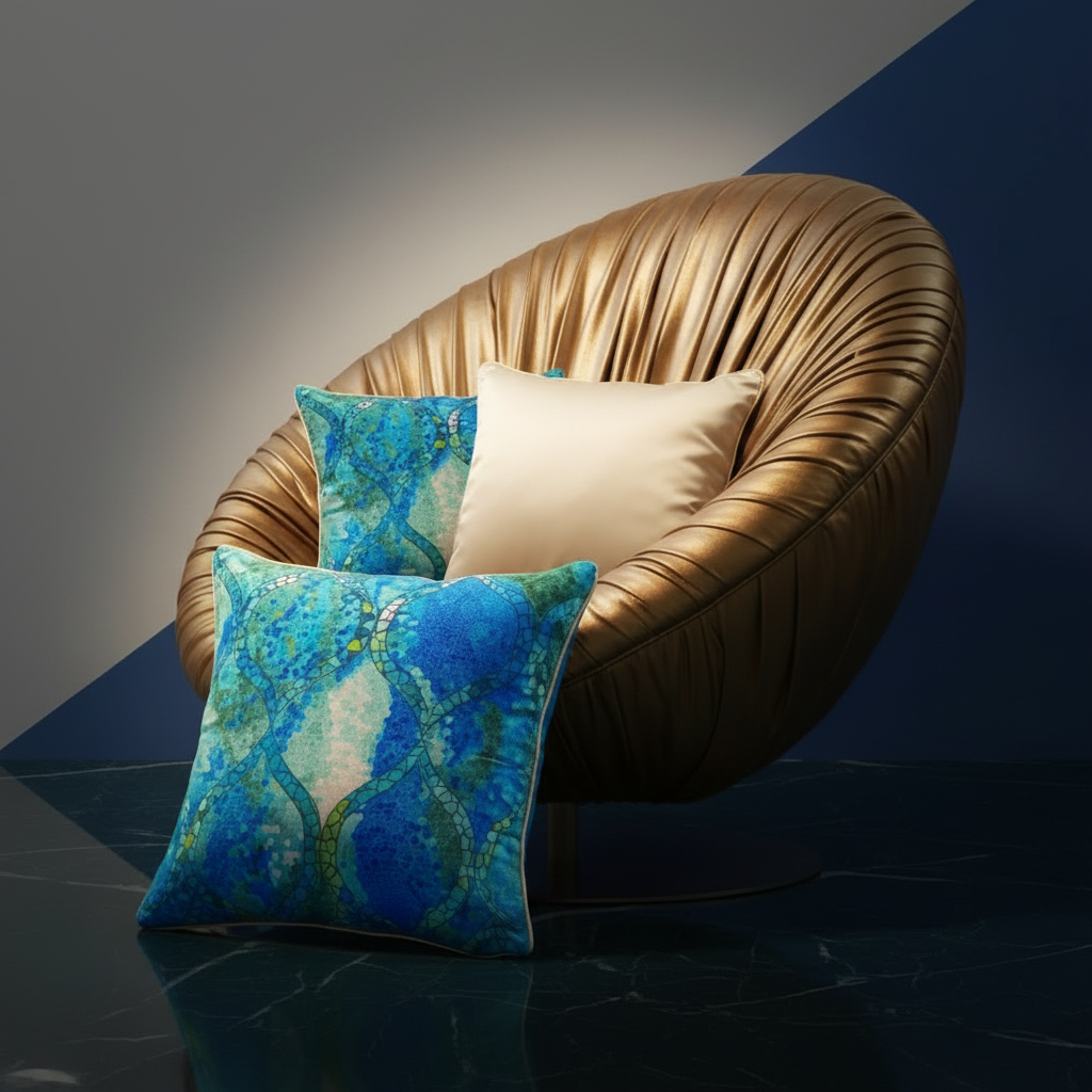 Housse de Coussin Régence — Amour de Pin-up Paris